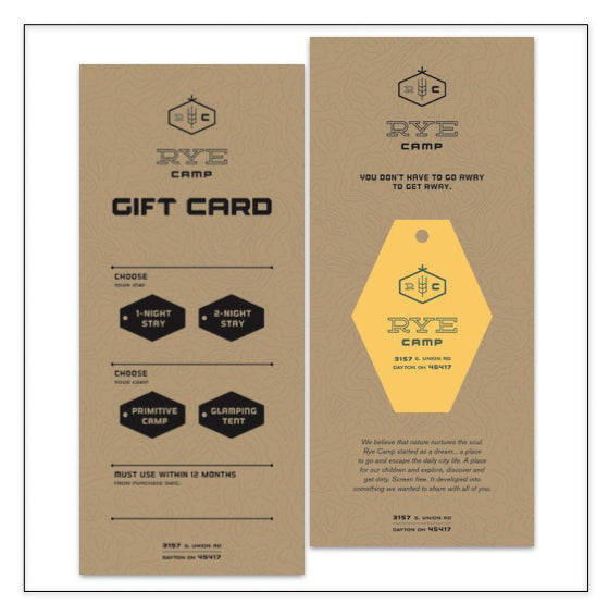 Gift Certificate | Glamping