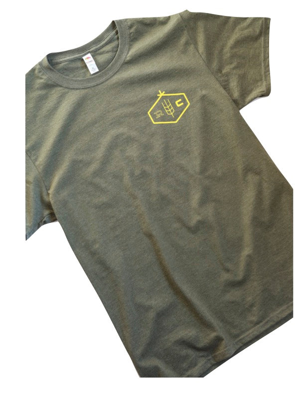 Army Green Short Sleeve Soft Tee