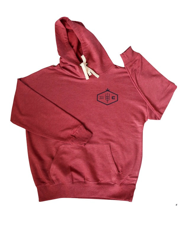 Cranberry Heather Hoodie